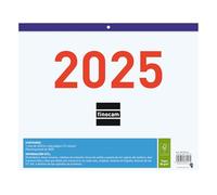 Finocam - Calendar Skirt to Write 2025 Month View January 2025 - December 2025 (12 months) Spanish