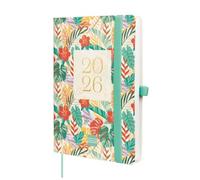 Finocam - Capri 16-Month Planner 2025-2026 Horizontal Week View September 2025 - December 2026 (16-Month) Jungle International