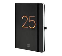 Finocam - Capri 2025 Diary Vertical Week View January 2025 - December 2025 (12 Months) Black International