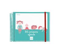 Finocam - Children's Spiral Agenda | 1 Day per Page | 236 Undated Sheets | Customizable Cover | Small Format | Spanish