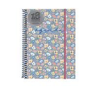 Finocam Diary 2021 2022 Week to View Landscape July 2021, December 2022 18 Months E10, 155 x 212 Spiral 18 Months Girl Spanish