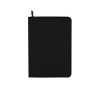 FINOCAM - Document Holder A4 Serie 00 - J954.2 - Black | Polyester Document Holder | Zippered Portfolio - Pen Holder and Interior Tablet Pocket | Equipped with Notepad
