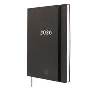 Finocam - Dotted 16-Month Planner 2025-2026 Horizontal Week View September 2025 - December 2026 (16-Month) International Black