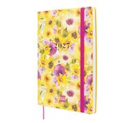 Finocam Dotted Weekly Planner 16-Month | Weekly View Horizontal Layout · September 2026 to December 2027 | Bloom · International - Week-to-view diary