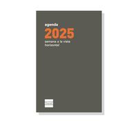 Finocam - Flat Annual Refill 2025 Week Horizontal View January 2025 - December 2025 (12 months) Spanish