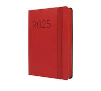 Finocam - Flexi Lisa 2025 Agenda 1 Day Page January 2025 - December 2025 (12 months) Red Spanish