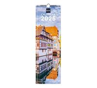 Finocam - International 2025 Spiral 15x48 Wall Photo Calendar Month View January 2025 - December 2025 (12 Months) Charming International