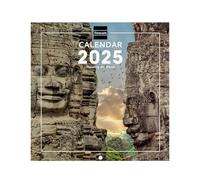 Finocam - International 2025 Wall Photo Calendar Month View January 2025 - December 2025 (12 months) Traveling International