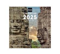 Finocam - International 2025 Wall Photo Calendar Month View January 2025 - December 2025 (12 Months) Traveling International