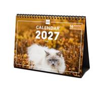Finocam International Desktop Calendar 2027 | Cats Images