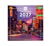 Finocam International Wall Calendar 2027 | Traveling Images - Monthly calendar - Planning and Organisation