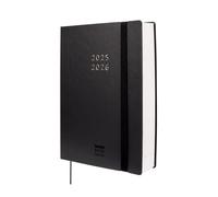 Finocam - Mara 18-Month Planner 2025-2026 Page-A-Day July 2025 - December 2026 (18 Months) International Black