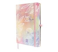 Finocam - Minimal 18-Month Planner 2025-2026 Horizontal Week View July 2025 - December 2026 (18 Months) Pretty International