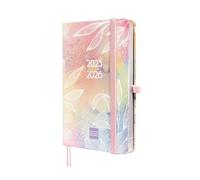 Finocam - Minimal 18-Month Planner 2025-2026 Horizontal Week View July 2025 - December 2026 (18 Months) Pretty International