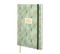Finocam - Planner 2026 Vertical Week to View | January - December (12 Months) | Annual Planner 2026 | Bound Padded Hardcover Berlin - Wheat - International