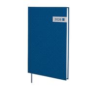 Finocam - Planner 2026 Vertical Week to View | January - December (12 months) | Annual Planner 2026 with knitted tape | Hardcover Porto - Blue - International