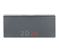 Finocam - Planner Agenda + Notes Week to View 2026 Week View + Notes January 2026 - December 2026 (12 months) Catalan Grey