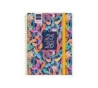 Finocam - Secondary Agenda Year 2025 2026 Week Horizontal View September 2025 - June 2026 (academic year) + July and August summary Tropical Spanish