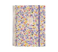 Finocam - Spiral 18-Month Planner 2025-2026 2 Days per Page July 2025 - December 2026 (18 Months) Girl International