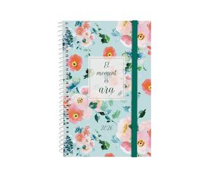 Finocam - Spiral Agenda 2026 Week to View Horizontal | January - December (12 months) | Yearly Agenda 2026 | Polypropylene Cover Spiral Design Collection - Now - Catalan