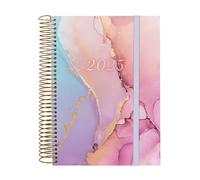 Finocam - Spirale Design Collection 2025 Diary 1 Page per Day January 2025 - December 2025 (12 Months) Goldy Italiano