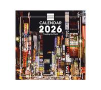 Finocam - Wall Calendar 2026 30x30 cm Month to View January - December 2026 + Sep.- Dec. 2025 (4 months) reduced | Calendar 2026 | Images Traveling - International