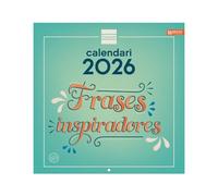 Finocam - Wall Calendar 2026 30x30 cm Month View January - December 2026 + Sep.- Dec. 2025 (4 months) reduced | Calendar 2026 | Images Inspirational phrases - Catalan