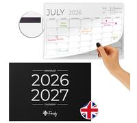 Finoly Magnetic Fridge Calendar from July 2026 to December 2027 (18 Months) A4 | Calendar 2026-2027 with Magnet | 18 Month Calendar 2026-2027