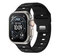 Finoriss Silicone Strap Compatible with Apple Watch Ultra 3 Strap 49 mm/46 mm/45 mm/44 mm/42 mm (Series 3 2 1), Sports Strap with iWatch Ultra (3 2 1), Series 11/10/9/8/7/6/5/4/3/2/1, SE (3 2 1), 49mm