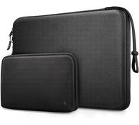 FINPAC Hard Shell Laptop Sleeve for MacBook Air 13 (2026-2018), MacBook Pro 13 (2022-2016) / Pro 14 (2026-2021) M5/M4/M3/M2/M1-[with Accessory Pouch] Protective Carrying Case with Tech Bag