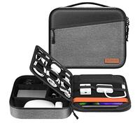 FINPAC Portable Electronic Organizer Bag, Tablet Sleeve Carrying Case for iPad Pro 11/10.2" iPad/Air/9.7"