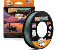 FINS BFS Ultralight Braided Fishing Line, 8lb 8 Strand Braid, Dark Green