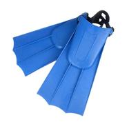 Fins For Swimming - Portable Rubber Gear, Comfortable Training Equipment With Adjustable Ankle Strap | Lightweight Diving Accessory For Adult Men Women Pool Beach Workout Exercise Travel Snorkel