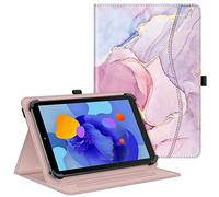 FINTIE 10.1 Inch Tablet Case Universal Multi-Angle Tablet Case with Document Pocket and Elastic Clip for All 9-10 Inch Tablets, Compatible with Samsung/Lenovo/Huawei/Teclast/Fusion 5,