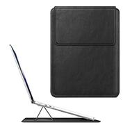 Fintie 13.6 inch Laptop Case with Stand Compatible with MacBook Air 13.6 2024-2022, Air 13 2020-2018, MacBook Pro 13 2022-2016, Slim Sleeve Bag, Black
