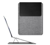 Fintie 13.6 inch Laptop Case with Stand Compatible with MacBook Air 13.6 2026-2022, MacBook Neo 13, Air 13 2020-2018, MacBook Pro 13 2022-2016, Slim Sleeve Bag, Gray/Black