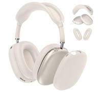 Fintie 3-in-1 Silicone Case Compatible with AirPods Max Headphones, Scratch-Resistant AirPods Max Ear Pads, Ear Cup Cover and Headband Cover, Headphone Accessories, (Starlight)