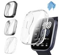 Fintie 3 Pack Screen Protector compatible with Amazfit Bip 6, Soft TPU Case Full Protective Cover