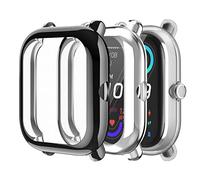 Fintie 3 Pack Screen Protector compatible with Amazfit Bip U Pro/Bip U/Bip S/Bip Lite/Bip 1S/GTS 2 Mini, Soft TPU Case Full Protective Cover
