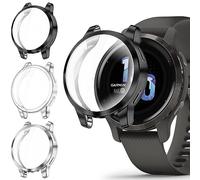 Fintie 3 Pack Screen Protector compatible with Garmin Venu 2S/Vivoactive 4S, Soft TPU Case Full Protective Cover
