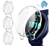 Fintie 3 Pack Screen Protector compatible with Garmin Vivoactive 5, Soft TPU Case Full Protective Cover