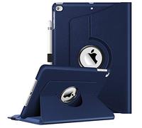 Fintie 360 Degree Rotating Stand Leather Case Cover with Auto Sleep/Wake Feature for iPad Air/iPad 5 5th Generation - Navy