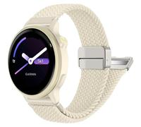 FINTIE Braided Bracelet Compatible with Garmin Vivoactive 6/5/3, Garmin Venu/Venu 2 Plus/Venu Sq/Sq 2, Forerunner 165/245/55 - Magnetic Closure Elastic Nylon Bracelets, Eine Grösse, Nylon