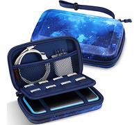 Fintie Carry Case for Nintendo 2DS XL/New 3DS XL, Protective Hard Shell Portable Travel Cover Pouch for 2DS XL/3DS LL Console with Slots for Games & Inner Pocket (Starry Sky)