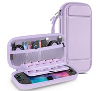 FINTIE Carrying Case for Nintendo Switch 2 (2025) - [Shockproof] Hard Shell Protective Cover Portable Travel Bag with Game Card Slots & Inner Pocket for Accessories, Lilac Purple
