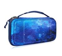 FINTIE Carrying Case for Nintendo Switch OLED Model 2021/Switch 2017 - [Shockproof] Hard Shell Protective Cover Travel Bag w/10 Game Card Slots for Switch Console Joy-Con & Accessories