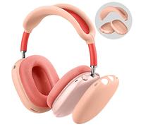FINTIE Case Compatible with Airpods Max, Soft Silicone Protective Cover Accessory for AirPods Max Headset, Pink