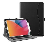 FINTIE Case Compatible with iPad 10.2 Inch 9th Generation 2021 / 8th Gen 2020 / 7th Gen 2019, Multi-Position Auto Sleep/Wake Case Corner Protection, Black