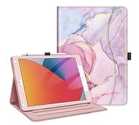 FINTIE Case Compatible with iPad 10.2 Inch 9th Generation 2021/8th Gen 2020/7th Gen 2019, Multi-Position Case Cover Auto Sleep/Wake Corner Protection, Glorious Marble