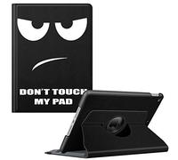 FINTIE Case Compatible with iPad 9th Generation 2021 / 8th Gen 2020 / 7th Gen 2019 10.2 Inch - [Stylus Storage] 360° Rotating Protective Case Cover, Don't Touch